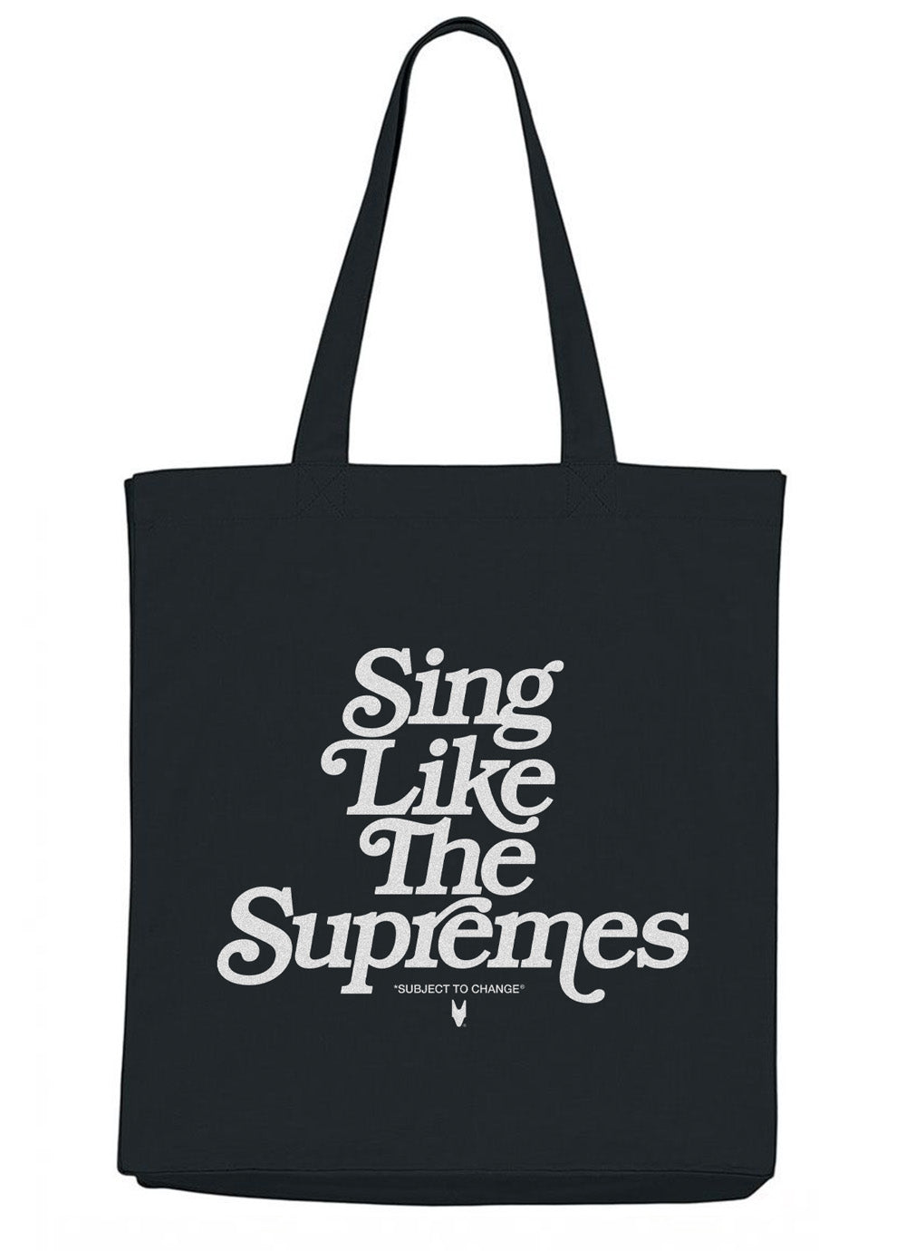 WALK LIKE THE CLASH, SING LIKE THE SUPREMES BLACK PREMIUM TOTE BAG