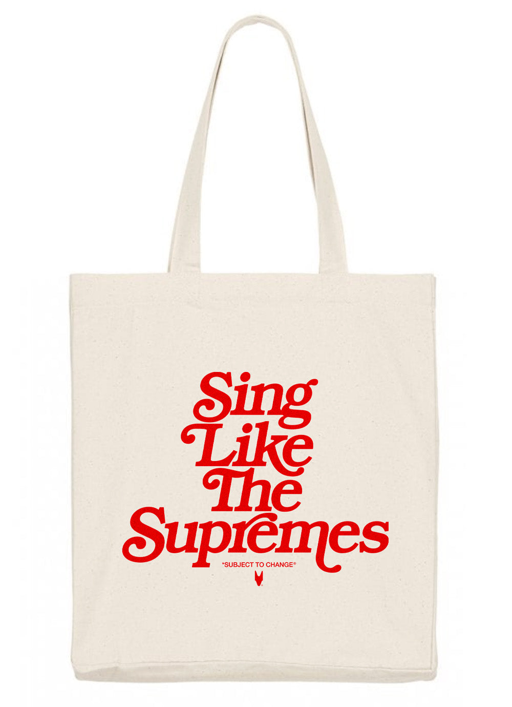WALK LIKE THE CLASH, SING LIKE THE SUPREMES NATURAL PREMIUM TOTE BAG